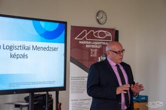Dr. Doór Zoltán, a Magyar Logisztikai Egyesület (MLE) elnöke (KRPR.hu)
