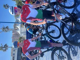 Kiss Gergely (balról) és Lehmann Csongor Szardínián készül a szombati versenyre.