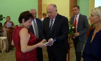 Semmelweis Díj kitüntetésben részesült dr. Csánky Eszter - osztályvezető főorvos - Tüdőgyógyászati Osztály (fotó: minap)