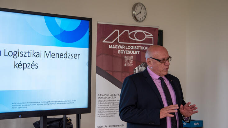 Dr. Doór Zoltán, a Magyar Logisztikai Egyesület (MLE) elnöke (KRPR.hu)