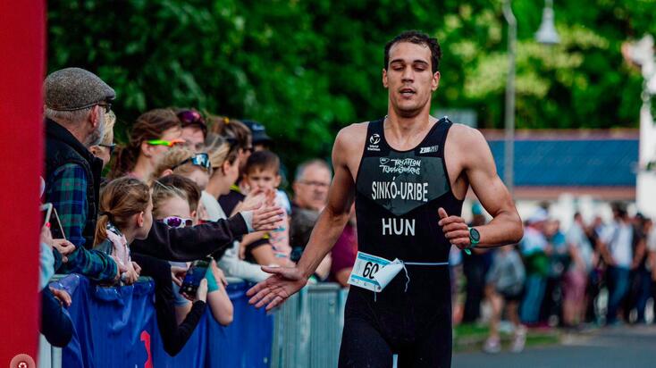 Sinkó-Uribe Ábel útban a zsolnai olimpiai távú ezüstérem felé.