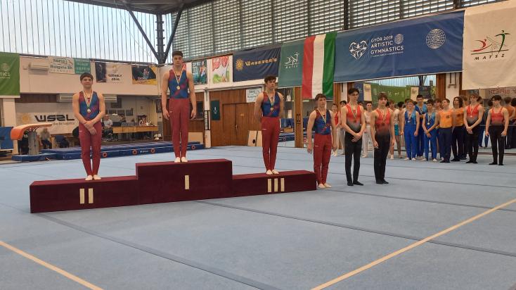 Az ifjúsági egyéni összetettben 5. Bolha Áron, 6. Győri András Bálint.